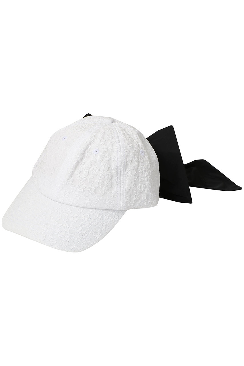MAISON SPECIAL バックリボンキャップ (WHT(ホワイト), FREE) メゾンスペシャル ELLE SHOP MAISON SPECIAL バックリボンキャップ (WHT(ホワイト), FREE) メゾンスペシャル ELLE SHOP