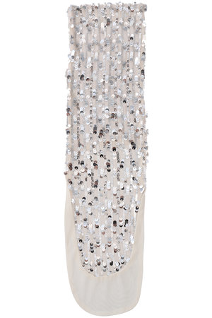 メゾンスペシャル/MAISON SPECIALのスパンコールメッシュソックス(140700/140701)