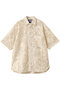 【UNISEX】メッシュフラワー刺しゅう半袖シャツ メゾンスペシャル/MAISON SPECIAL IVR(アイボリー)