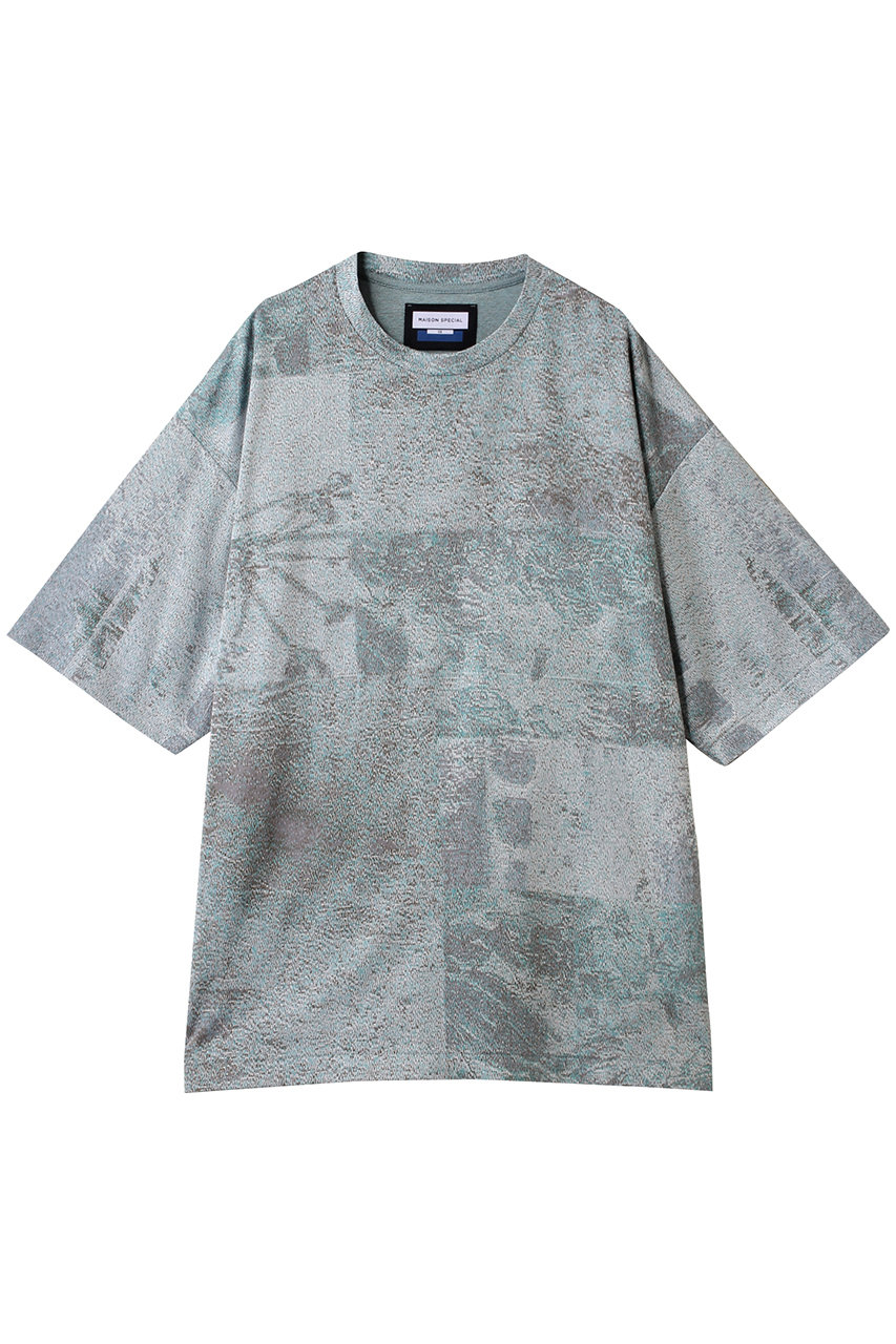 MAISON SPECIAL 【UNISEX】フォトJQニットTシャツ-Collage (MLT1(マルチカラー), 1) メゾンスペシャル ELLE SHOP MAISON SPECIAL 【UNISEX】フォトJQニットTシャツ-Collage (MLT1(マルチカラー), 1) メゾンスペシャル ELLE SHOP