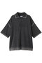 【UNISEX】ハイツイストピグメントブリーチニットポロ メゾンスペシャル/MAISON SPECIAL BLK(ブラック)