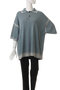 【UNISEX】ハイツイストピグメントブリーチニットポロ メゾンスペシャル/MAISON SPECIAL