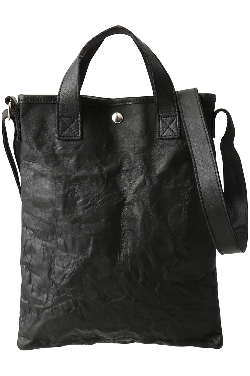 メゾンスペシャル/MAISON SPECIALのアルミボンディングレザーショルダーバッグ小(BLK(ブラック)/11251611201)