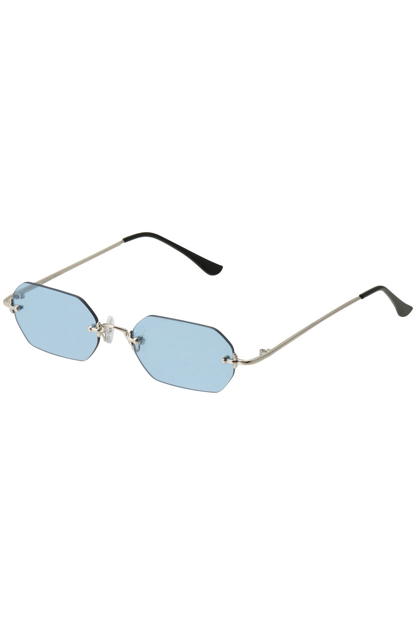 メゾンスペシャル/MAISON SPECIALの【UNISEX】変形スクエアサングラス(BLU(ブルー)/11251661221)