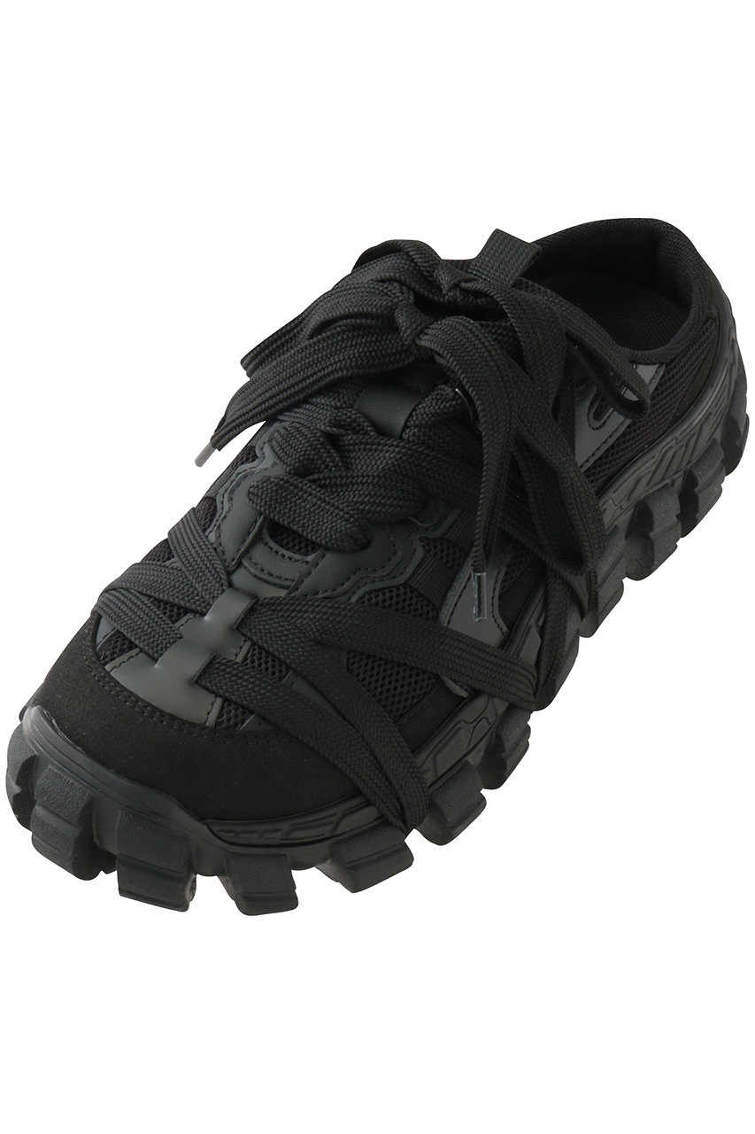 メゾンスペシャル/MAISON SPECIALの【UNISEX】Rattling Sole スニーカーミュール(BLK(ブラック)/11251561203)
