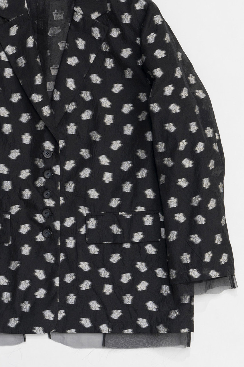 MAISON SPECIAL(メゾンスペシャル)｜Flower Pattern Sheer Jacket