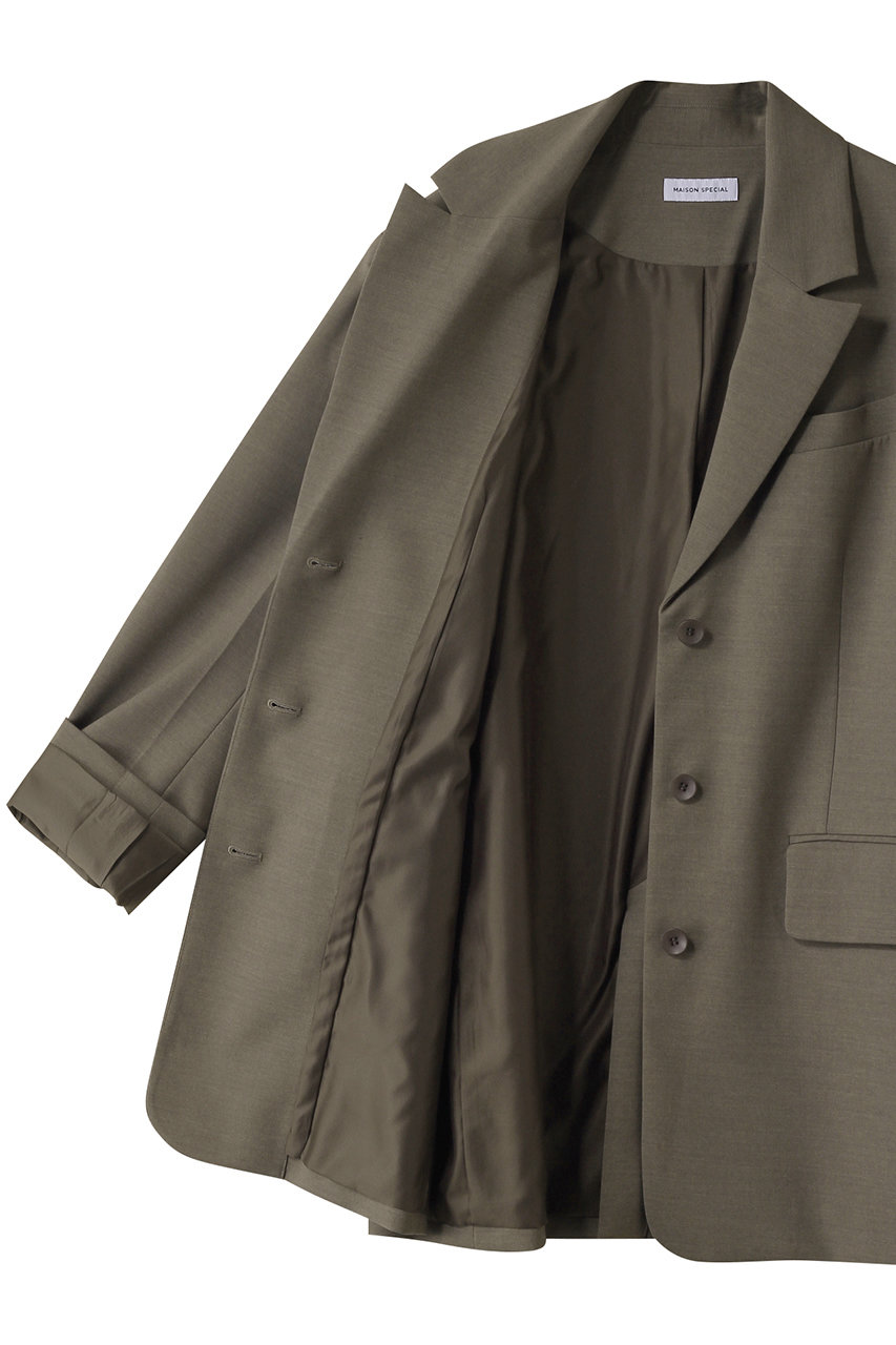 MAISON SPECIAL(メゾンスペシャル)｜Single Button Oversized Jacket 