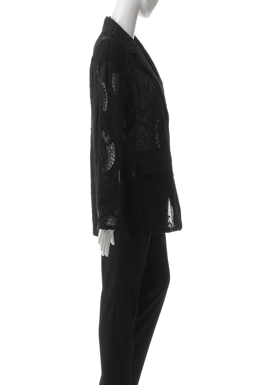 MAISON SPECIAL(メゾンスペシャル)｜Lace Fabric Docking Jacket