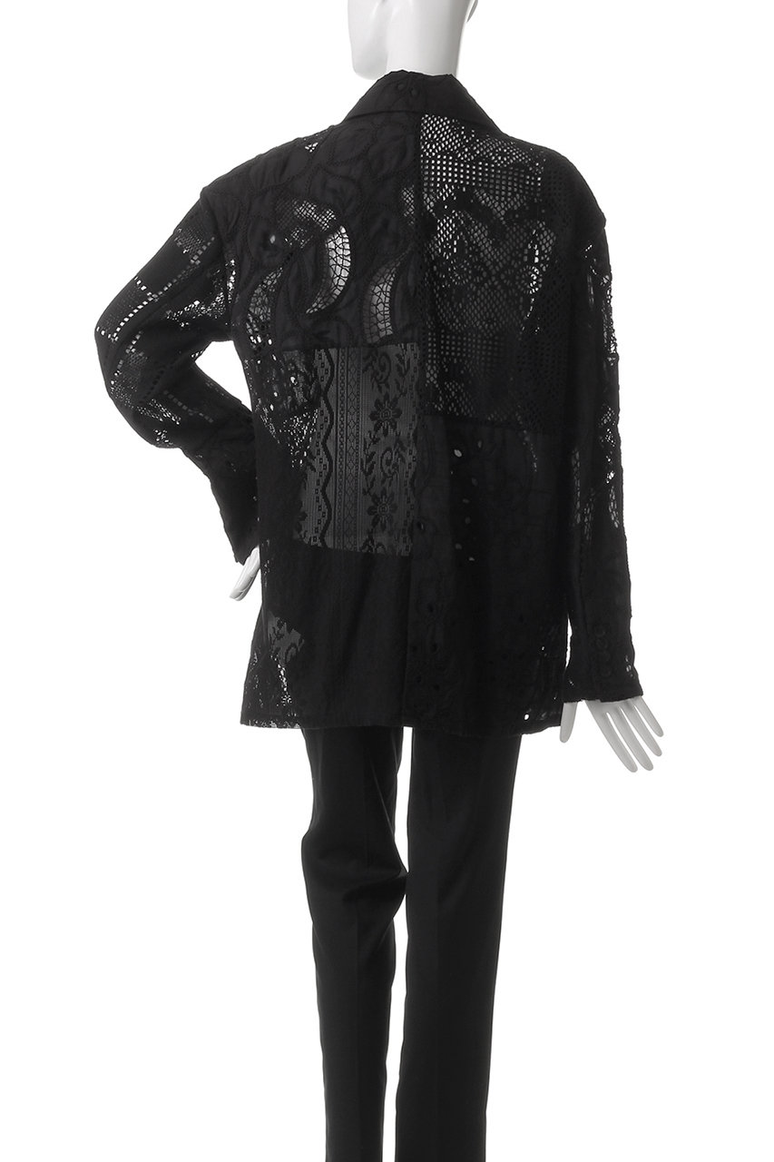 MAISON SPECIAL(メゾンスペシャル)｜Lace Fabric Docking Jacket
