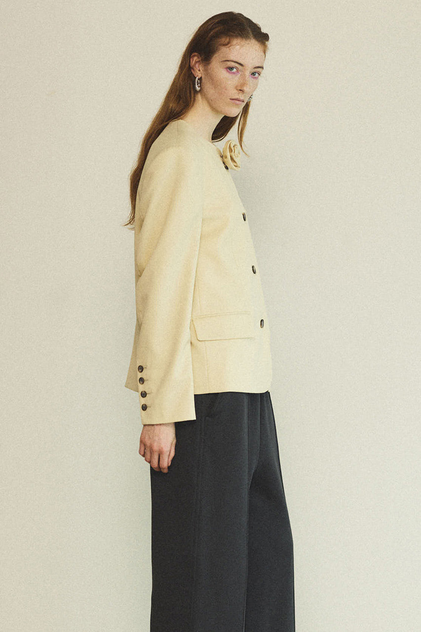 MAISON SPECIAL(メゾンスペシャル)｜Motif Collarless Jacket