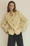 Motif Collarless Jacket/モチーフノーカラージャケット メゾンスペシャル/MAISON SPECIAL