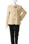 Motif Collarless Jacket/モチーフノーカラージャケット メゾンスペシャル/MAISON SPECIAL