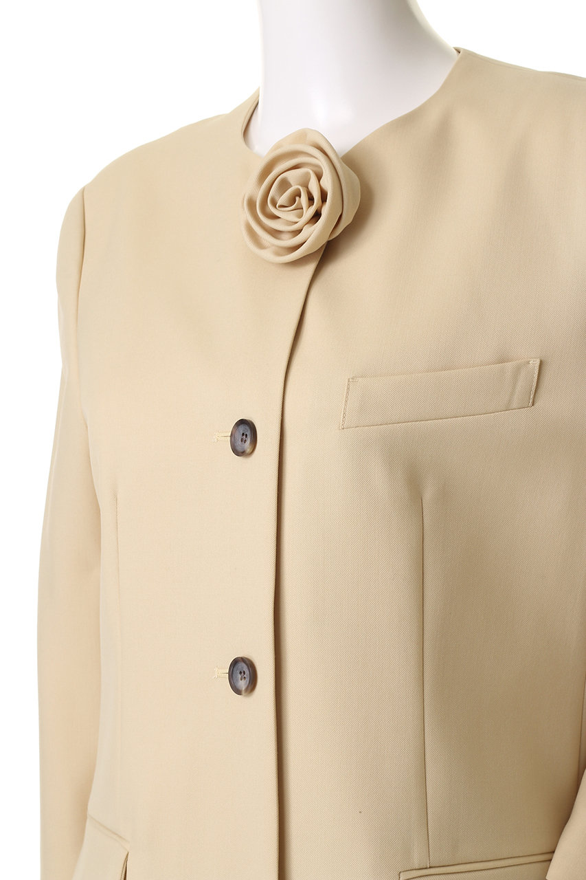 MAISON SPECIAL(メゾンスペシャル)｜Collarless Jacket Rompers