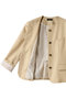 Motif Collarless Jacket/モチーフノーカラージャケット メゾンスペシャル/MAISON SPECIAL