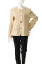 Motif Collarless Jacket/モチーフノーカラージャケット メゾンスペシャル/MAISON SPECIAL