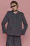 Motif Collarless Jacket/モチーフノーカラージャケット メゾンスペシャル/MAISON SPECIAL