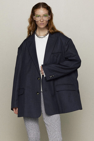 メゾンスペシャル/MAISON SPECIALのOversize Single Jacket/オーバーサイズシングルジャケット(110800/110801)