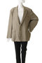 Plaid Pattern Oversize Single Jacket/チェックオーバーサイズシングルジャケット メゾンスペシャル/MAISON SPECIAL