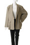 Plaid Pattern Oversize Single Jacket/チェックオーバーサイズシングルジャケット メゾンスペシャル/MAISON SPECIAL