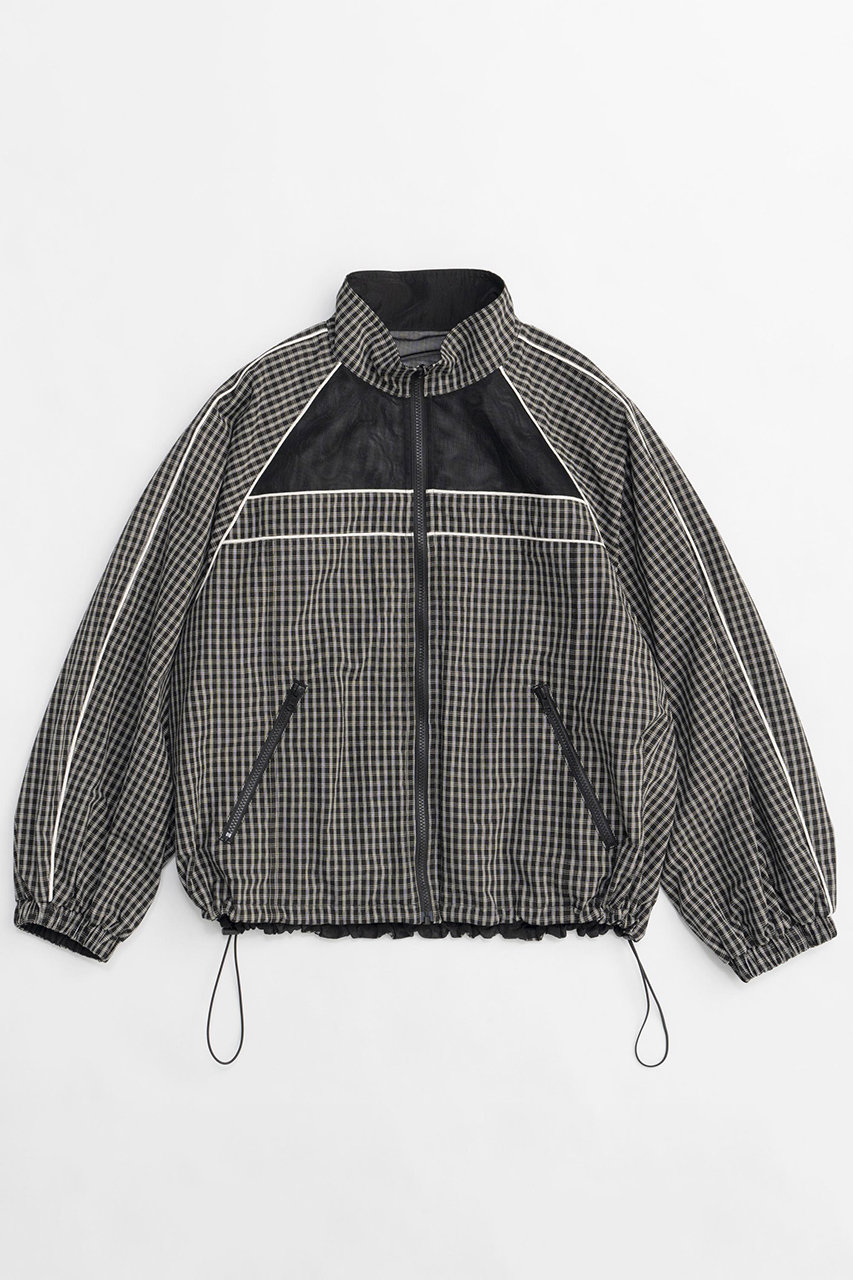 メゾンスペシャル/MAISON SPECIALの【予約販売】Reversible Plaid Pattern Blouson/リバーシブルチェックブルゾン(BLK(ブラック)/21251215203)