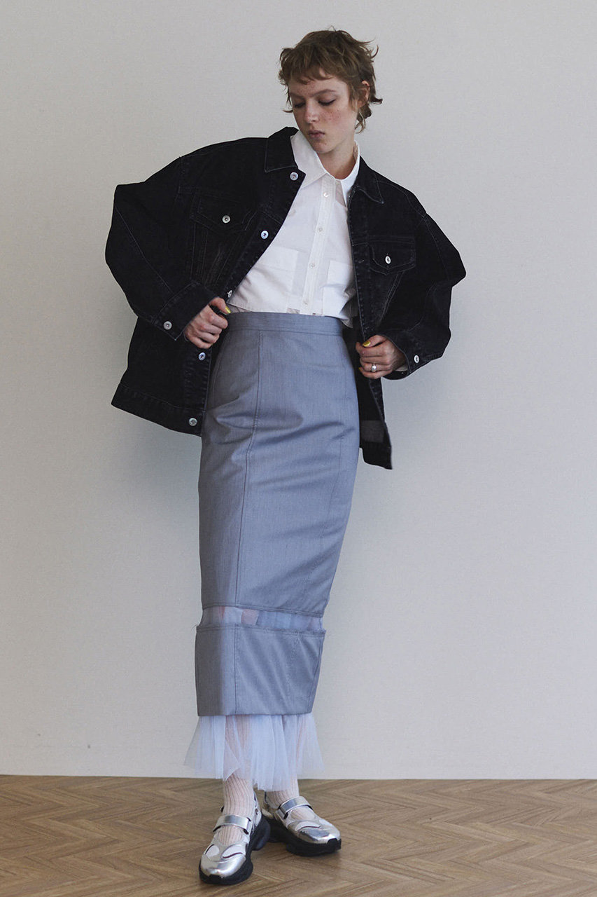MAISON SPECIAL(メゾンスペシャル)｜Oversize Flocking Denim