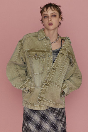 メゾンスペシャル/MAISON SPECIALのOversize Colored Denim Jacket/オーバーサイズカラーデニムジャケット(110800/110801)