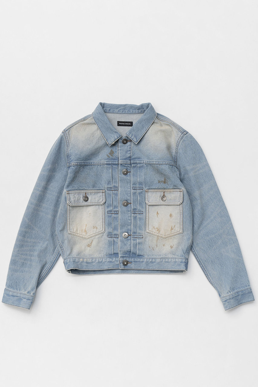 Mud Draw Ring Die Denim Jacket/マッドダイリングデニムジャケット