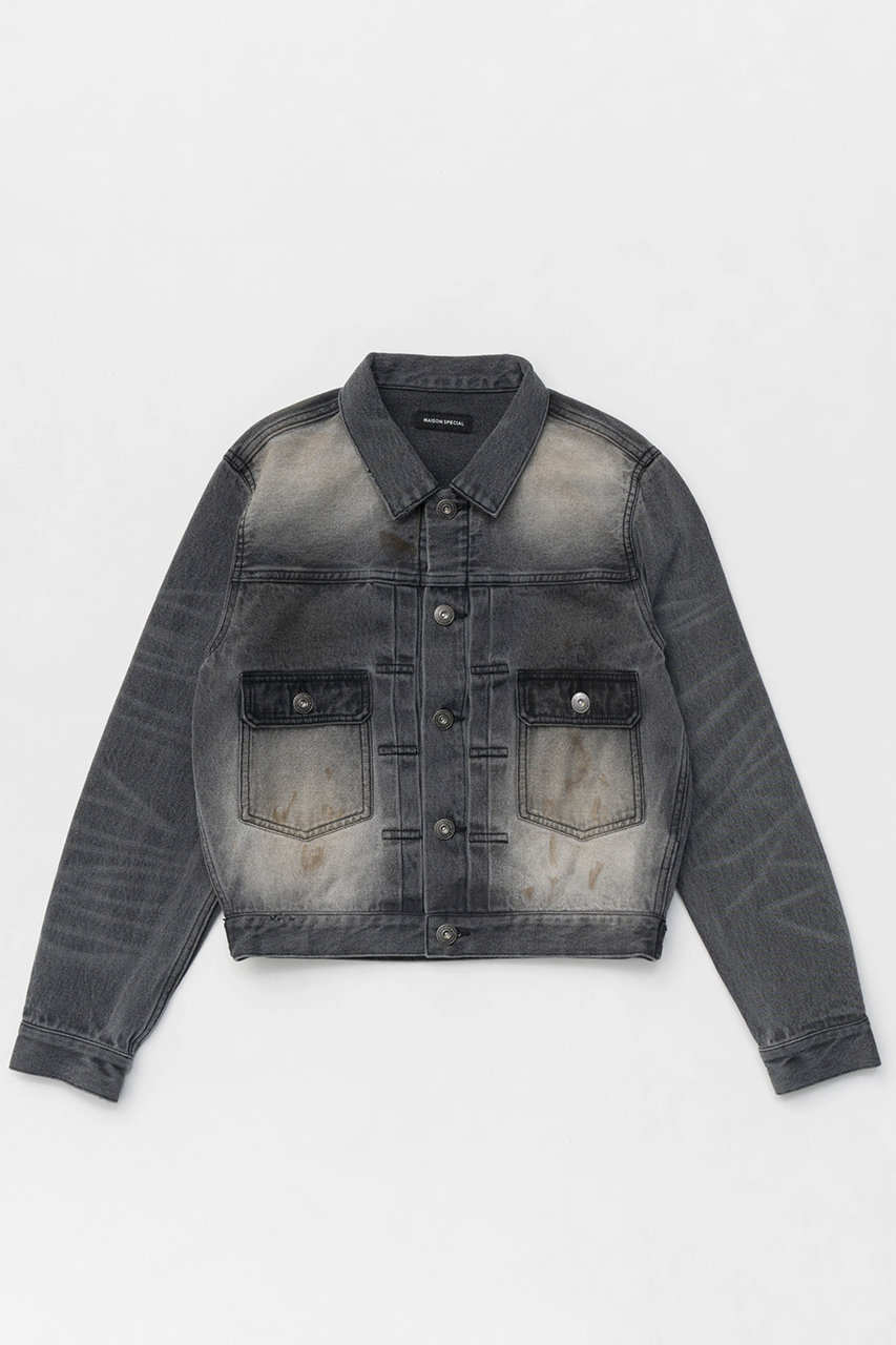 Mud Draw Ring Die Denim Jacket/マッドダイリングデニムジャケット