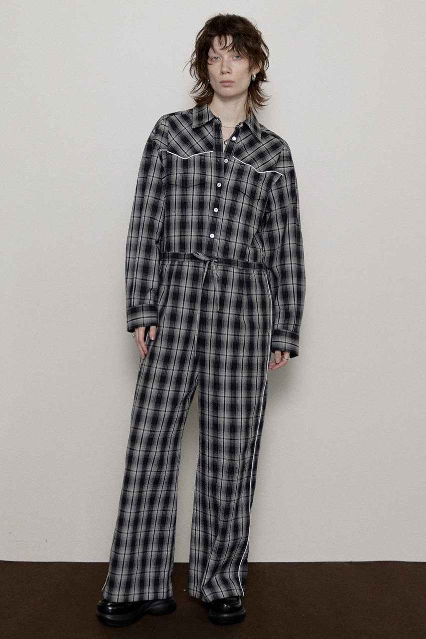 最新の激安 MAISON SPECIAL(メゾンスペシャル)｜2way Western Shirt All In サロペット・オーバーオール・オールインワン
