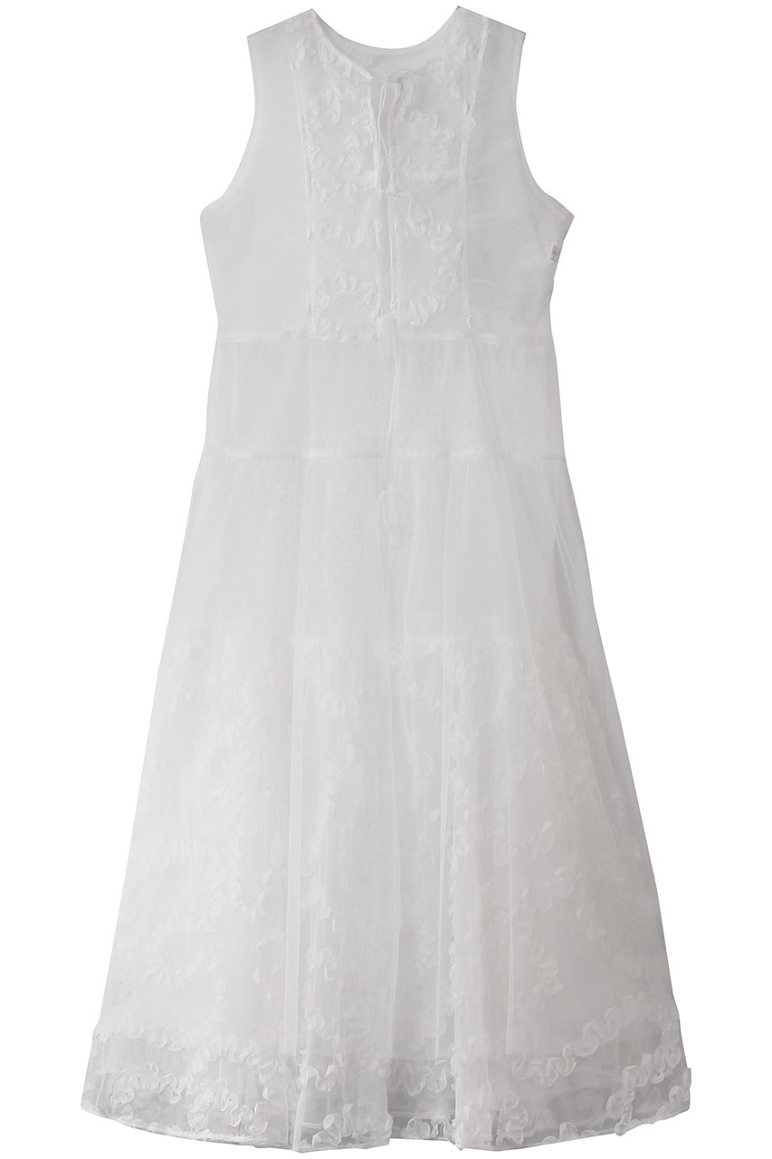 メゾンスペシャル/MAISON SPECIALの2way Tulle Layered Dress/2WAYチュールレイヤードワンピース(WHT(ホワイト)/21251265301)