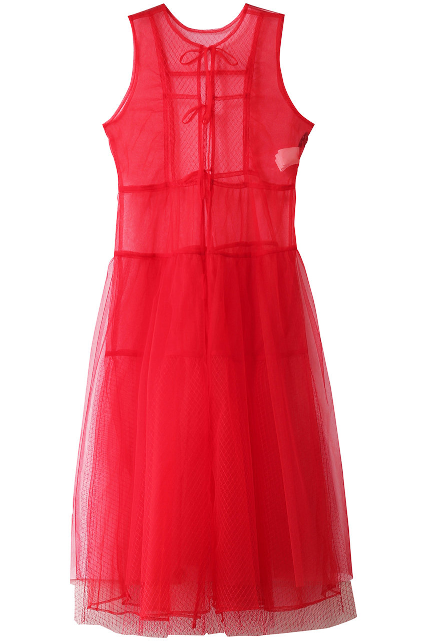 メゾンスペシャル/MAISON SPECIALのMultiway Tulle Layered Dress/マルチウェイチュールレイヤードワンピース(RED(レッド)/21251265302)