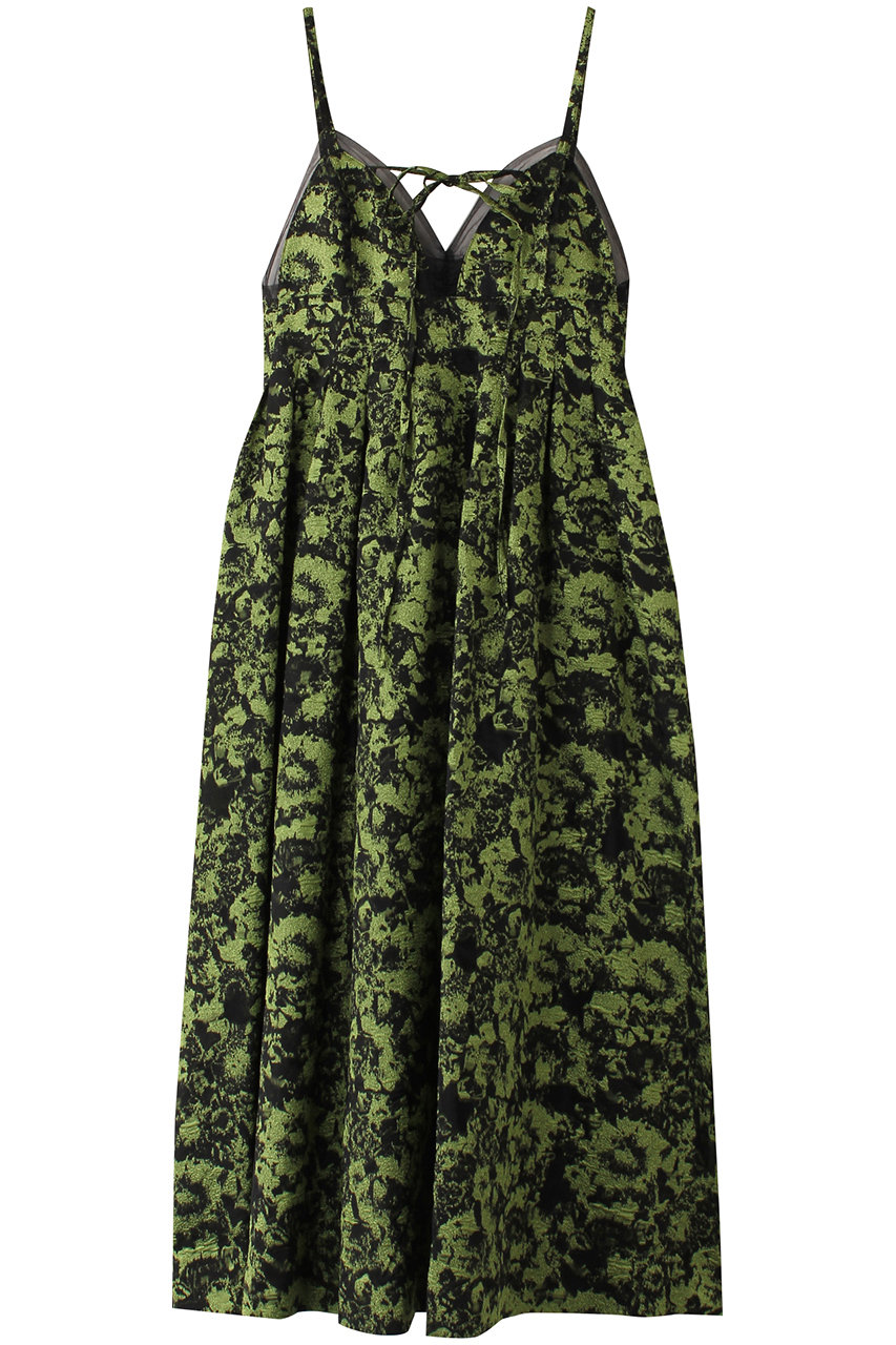 Lame Jacquard Volume Silhouette Dress/ラメジャガードボリュームワンピース