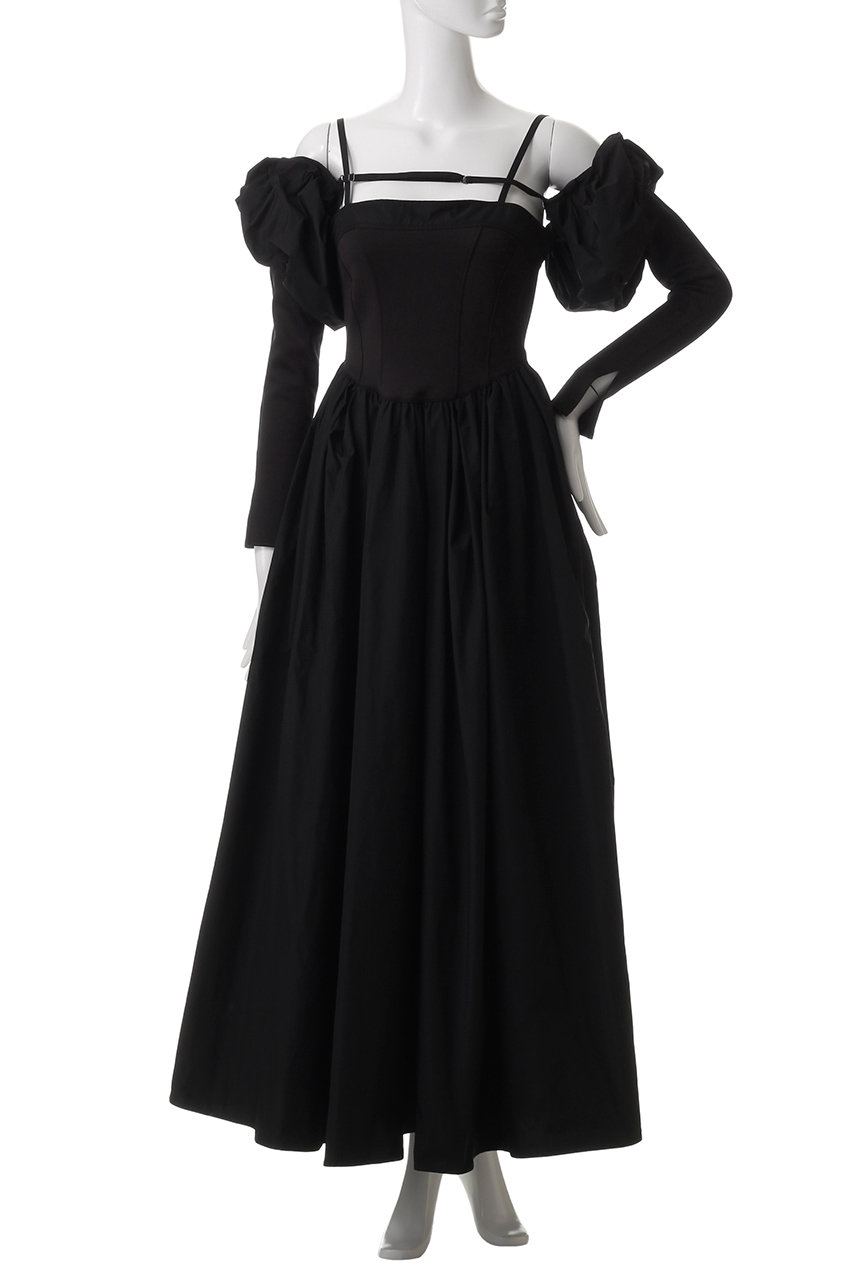 maison celon V Silhouette Dress ワンピース v silhouette dress ( ivory ) 