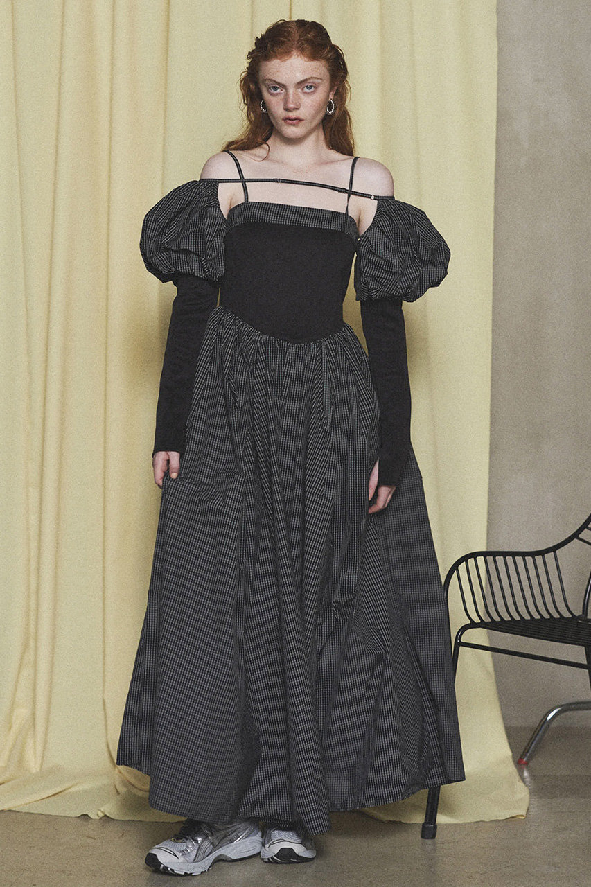 【新品】MAISON SPECIAL パフィーボレロセットボリュームワンピース MAISON SPECIAL(メゾンスペシャル)｜Puffy Bolero Set Plaid Pattern