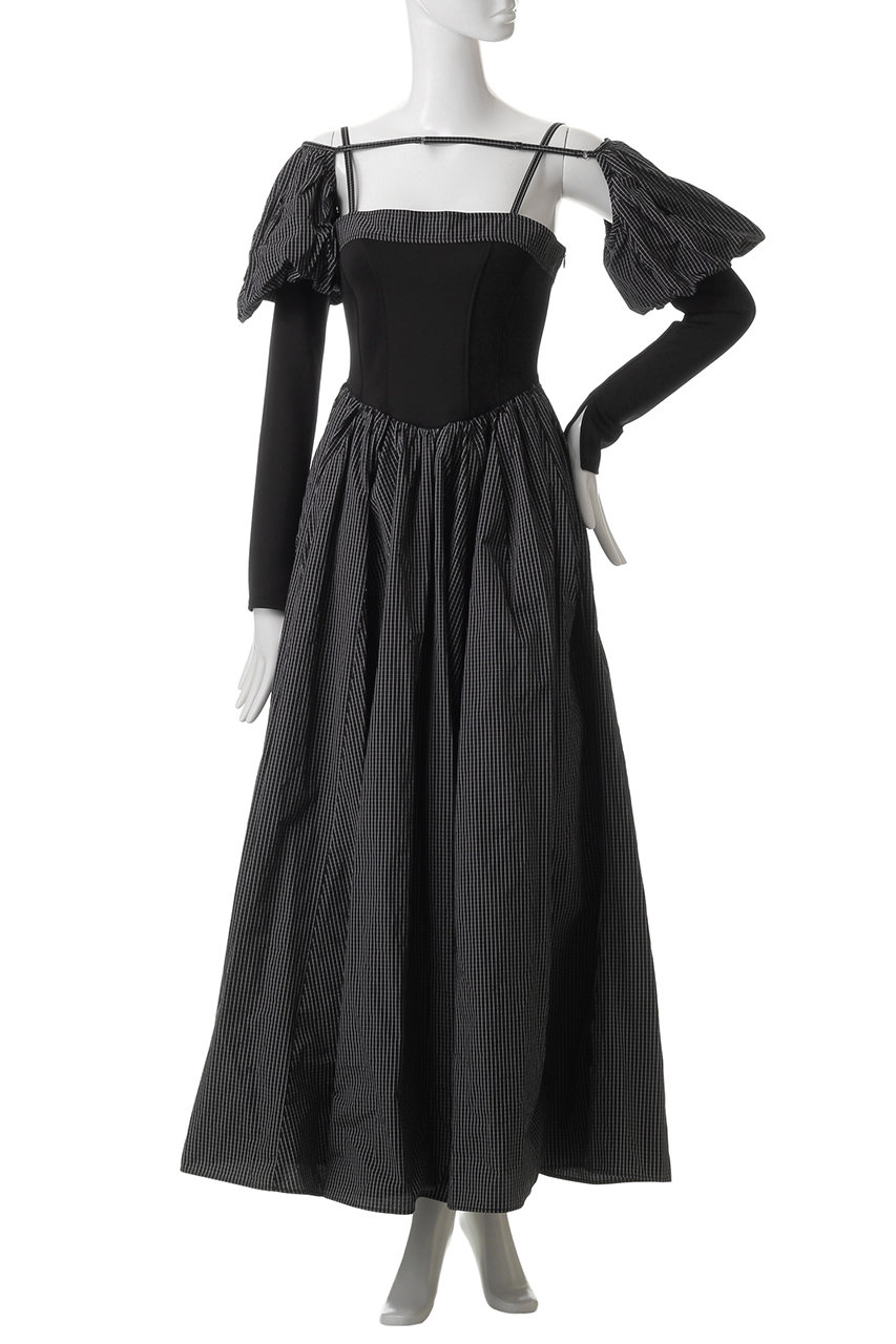 MAISON SPECIAL(メゾンスペシャル)｜Puffy Bolero Set Plaid Pattern