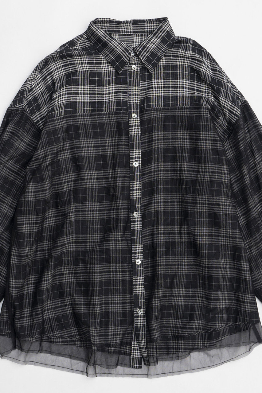 Reversible Voile Shirt/リバーシブルボイルシャツ【MAISON