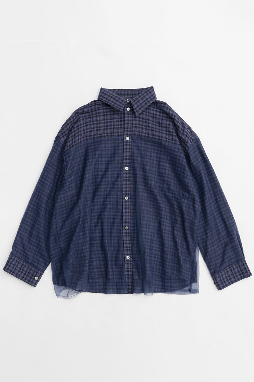 Reversible Voile Shirt/リバーシブルボイルシャツ