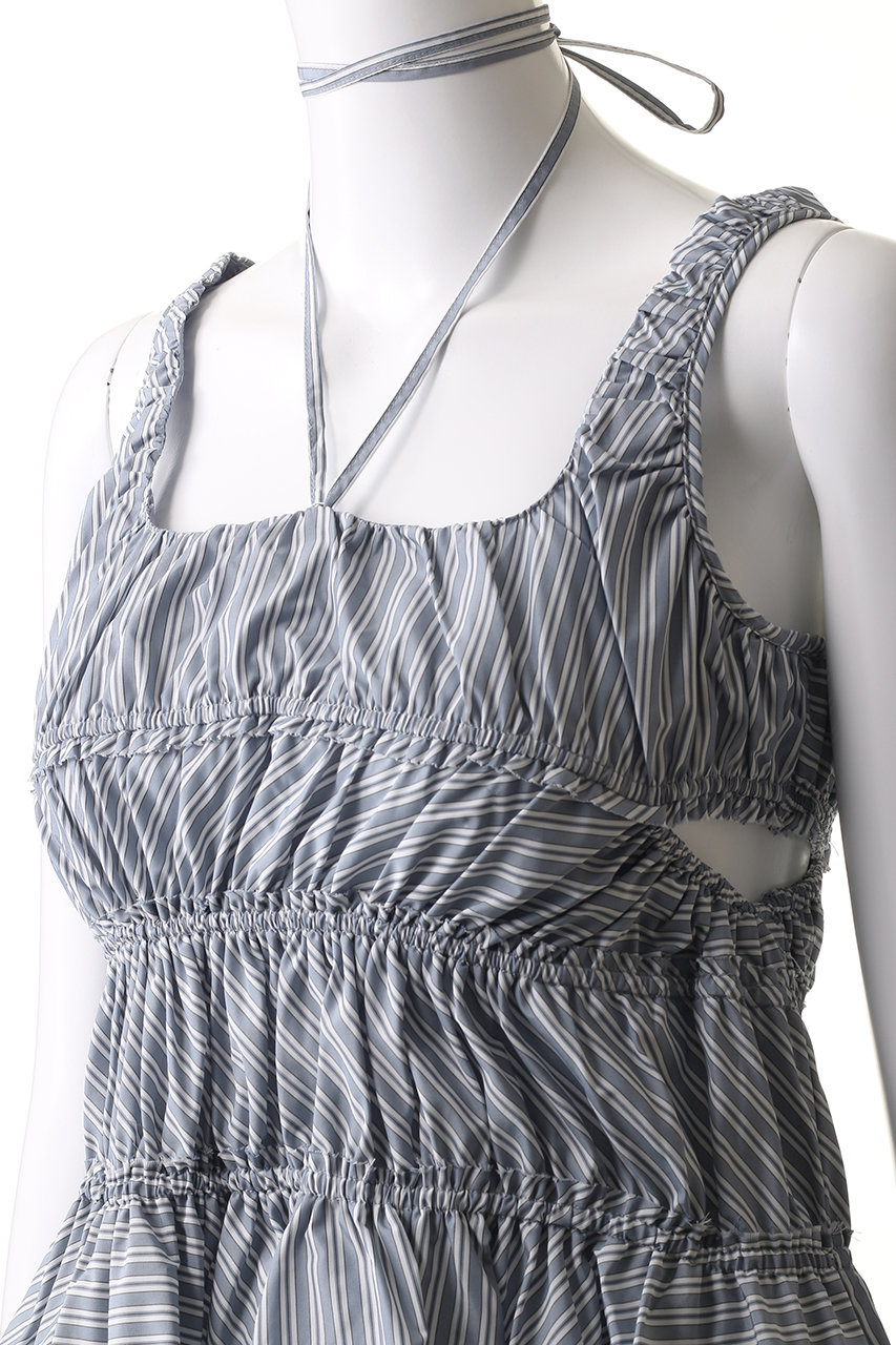 【新品未使用】メゾンスペシャル2WAYシャーリングタフタブラウス　カーキ 2way Shirring Taffeta Blouse/2WAYシャーリングタフタブラウス