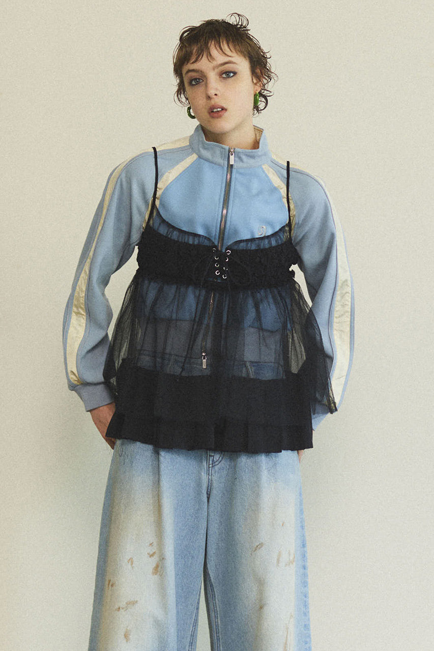 MAISON SPECIAL(メゾンスペシャル)｜See-through Tulle Tunic
