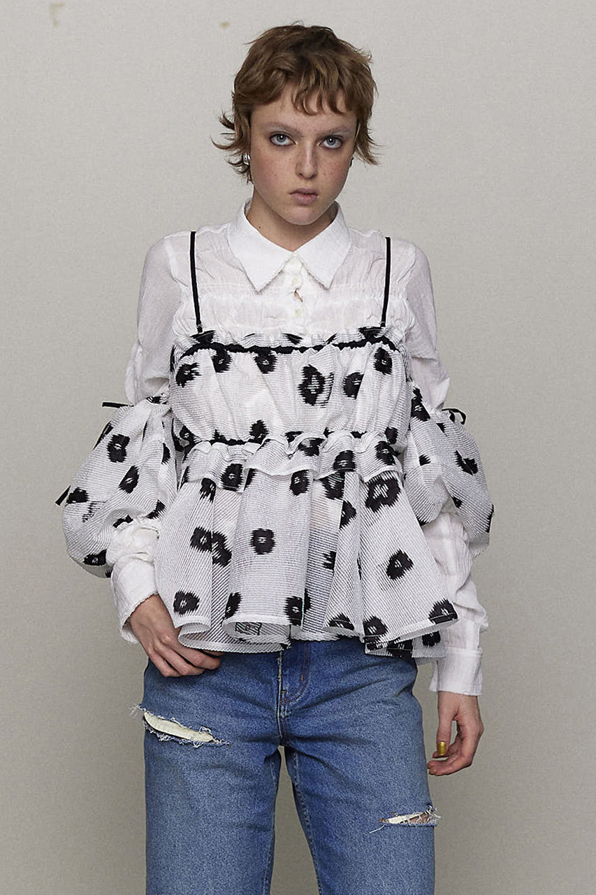 MAISON SPECIAL(メゾンスペシャル)｜Sheer Fabric Floral
