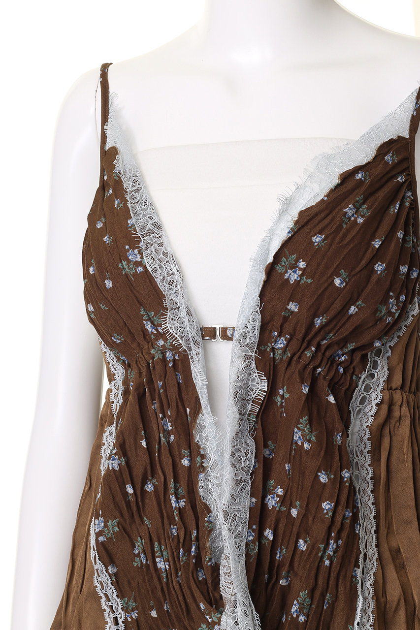 MAISON SPECIAL スモールフラワーワッシャーキャミソール MAISON SPECIAL(メゾンスペシャル)｜Small Floral Pattern