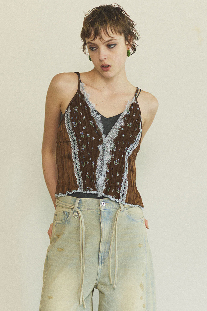 メゾンスペシャル　フラワービーズ　キャミソール MAISON SPECIAL（メゾンスペシャル）の「Flower Beads Camisole