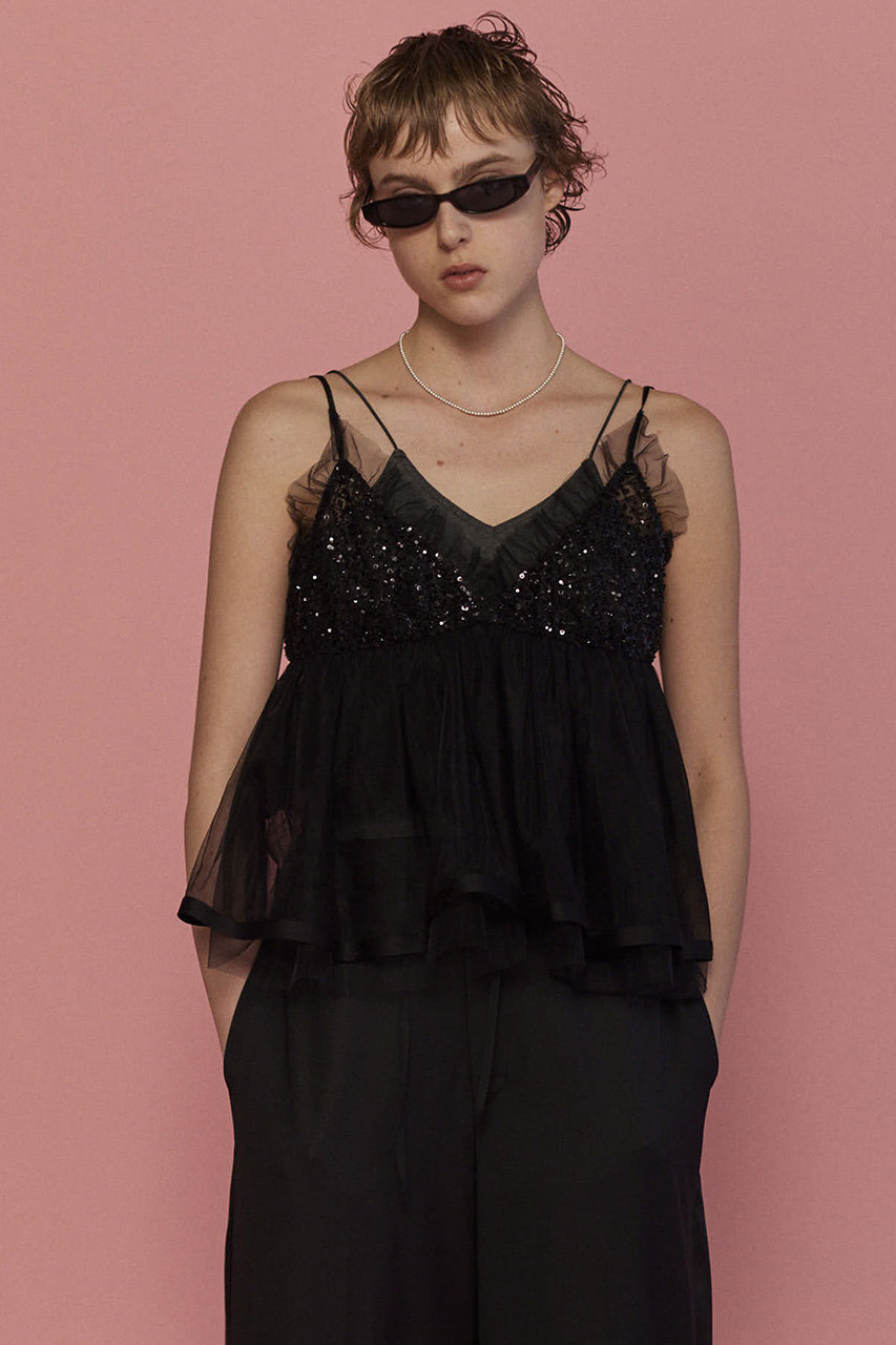 MAISON SPECIAL(メゾンスペシャル)｜Shining Tiered Camisole