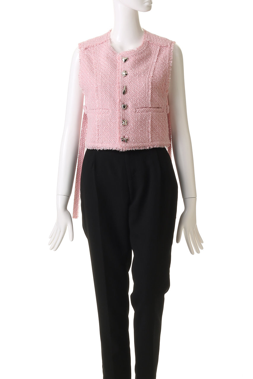 MAISON SPECIAL(メゾンスペシャル)｜Tweed Fringe Vest/ツイード