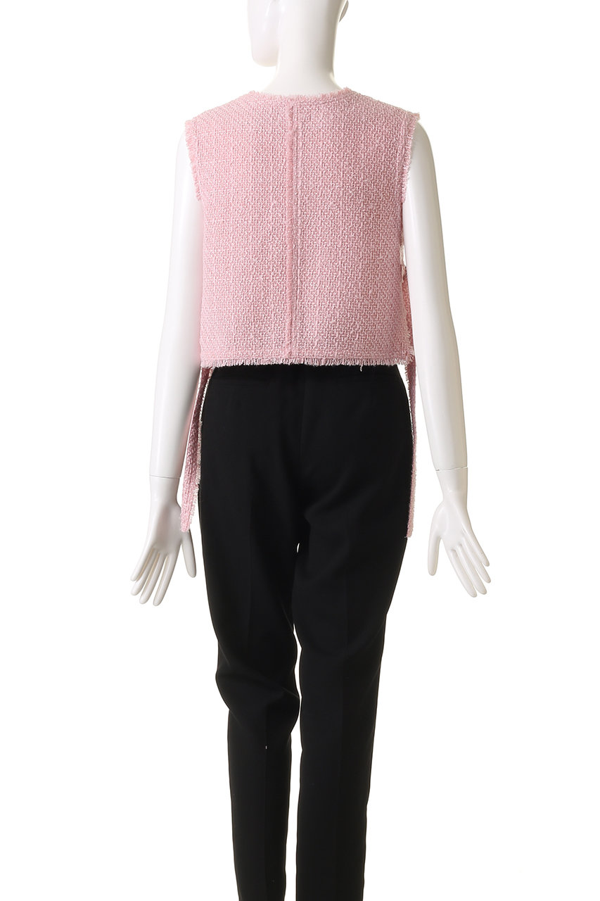 MAISON SPECIAL(メゾンスペシャル)｜Tweed Fringe Vest/ツイード