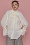 【予約販売】Shirring Volume Blouse/シャーリングボリュームブラウス メゾンスペシャル/MAISON SPECIAL WHT(ホワイト)