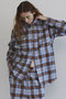 【予約販売】Checkered Shirt/チェックシャツ メゾンスペシャル/MAISON SPECIAL BLU(ブルー)