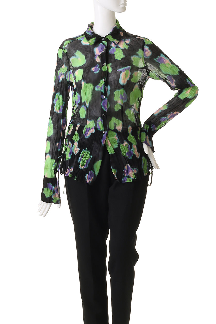 MAISON SPECIAL(メゾンスペシャル)｜Floral Pattern Pleated Shirt 