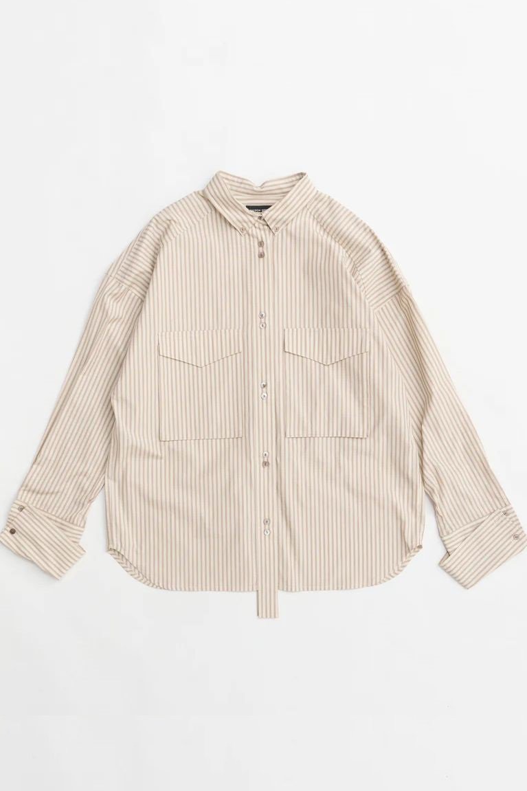 メゾンスペシャル/MAISON SPECIALの【予約販売】Button Down Shirt/ボタンダウンシャツ(BGE(ベージュ)/21251315802)