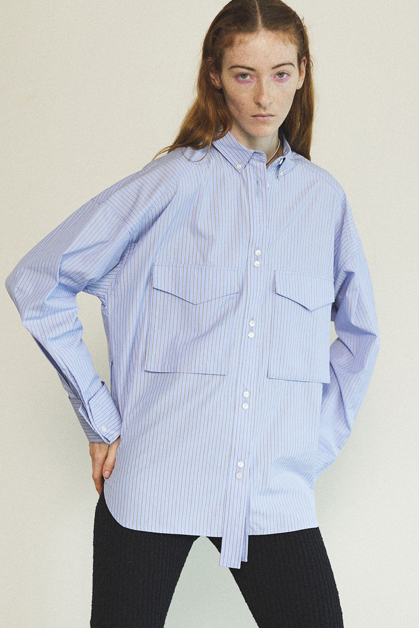 メゾンスペシャル/MAISON SPECIALの【予約販売】Button Down Shirt/ボタンダウンシャツ(BLU(ブルー)/21251315802)